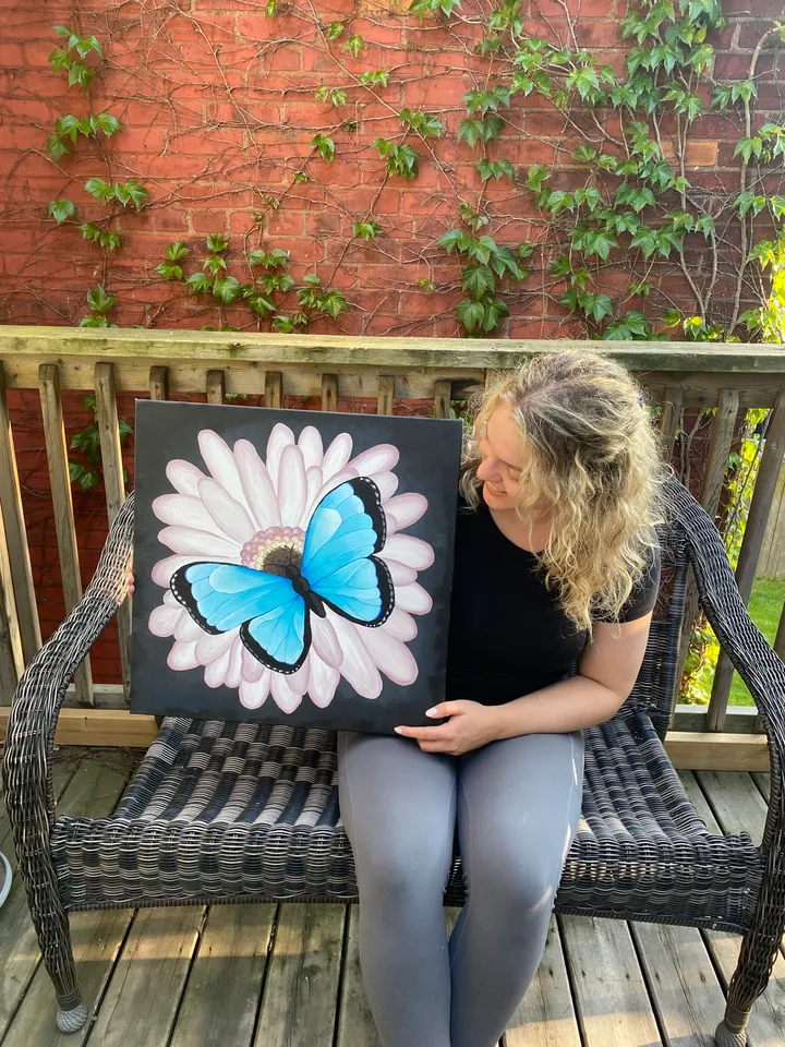 Butterfly painting