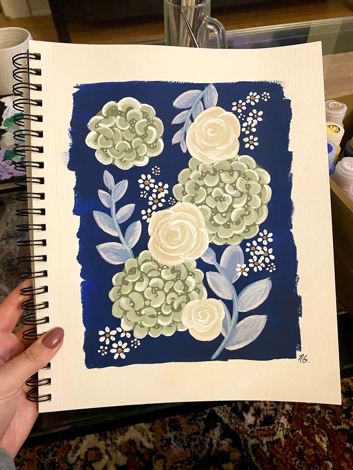 Floral painting